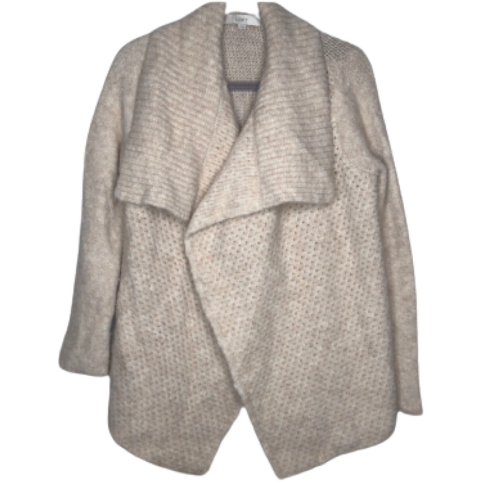 LOFT Wool/Rabbit Hair Blend Cardigan Sweater